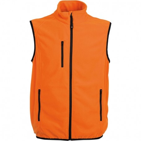 GILET PILE ARANCIO TG.M